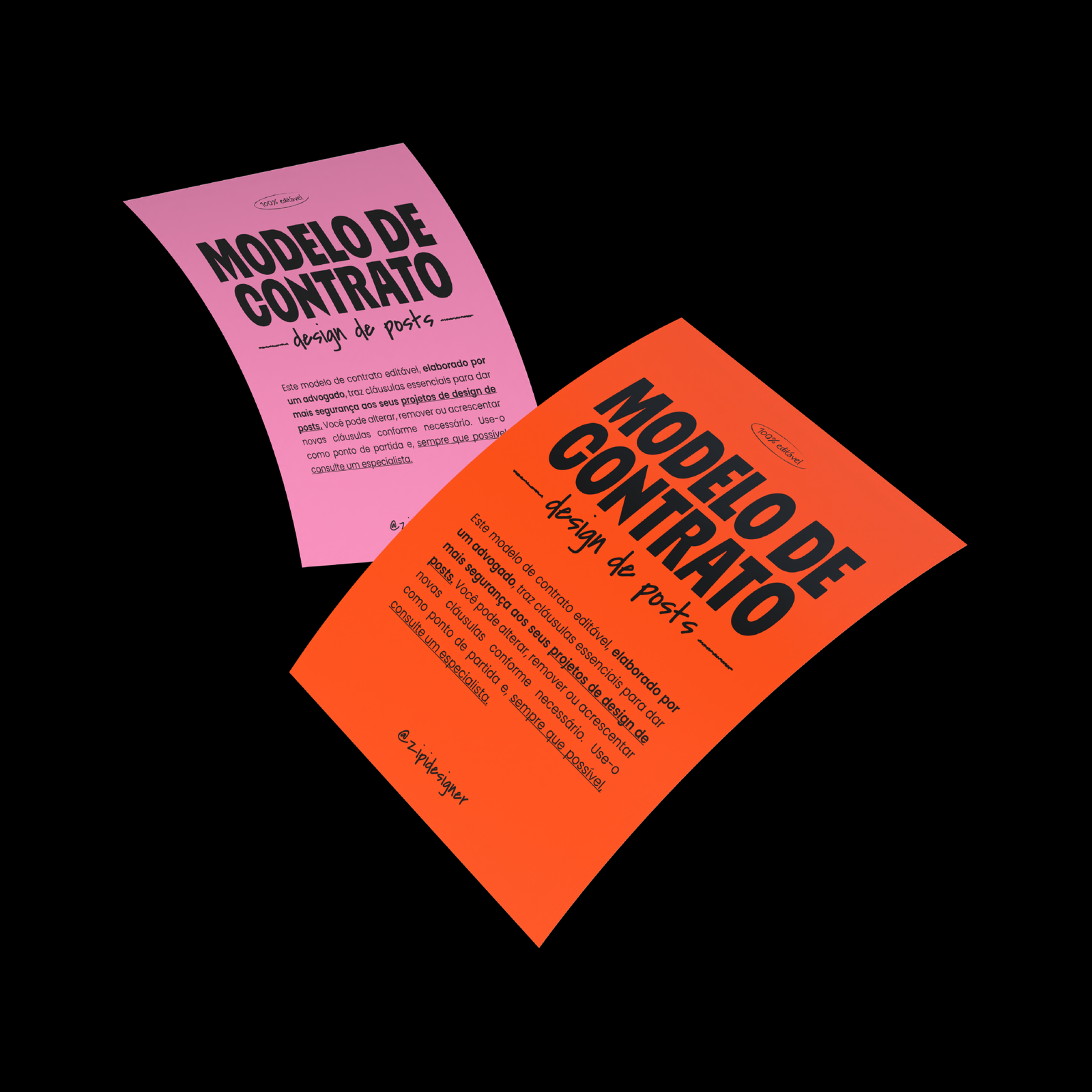 MODELO DE CONTRATO - DESIGN DE POSTS