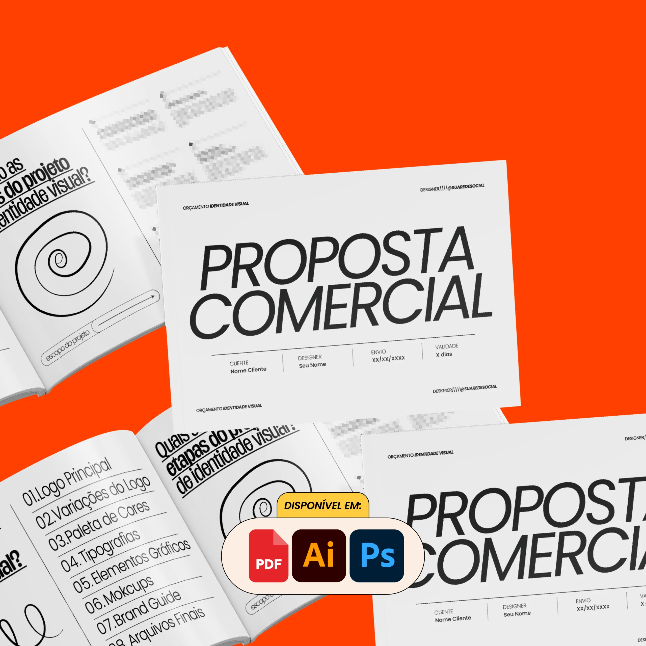 MODELO PROPOSTA COMERCIAL - IDENTIDADE VISUAL